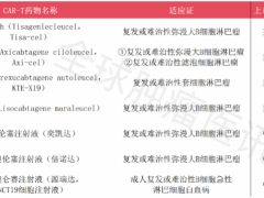 CAR-T细胞疗法治疗骨髓瘤、淋巴瘤、白血病等血液肿瘤热门靶点大汇总