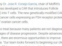CART治疗卵巢癌曙光初现,卵巢癌CART临床试验招募进行中