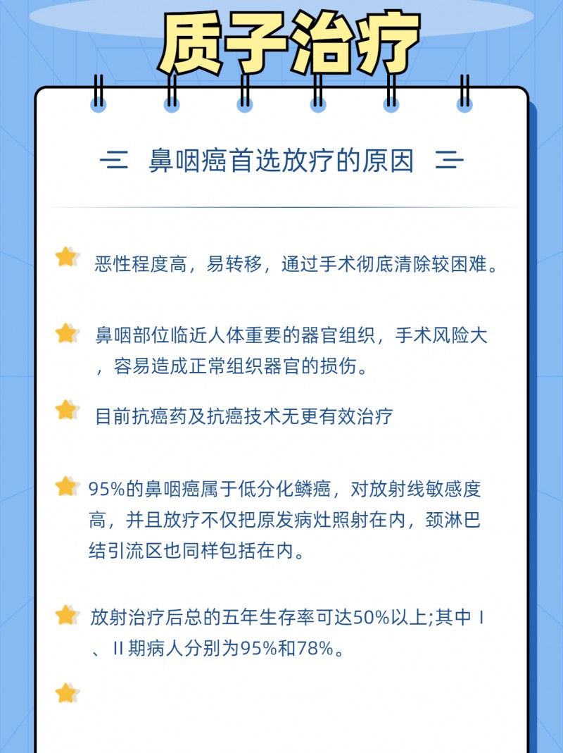 鼻咽癌放疗首选质子治疗的原因